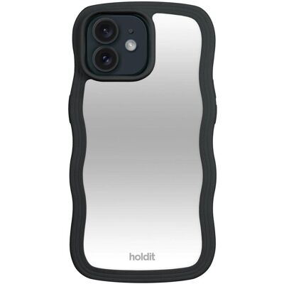 Holdit musta aaltoileva kotelo iPhone 12/12 Pro - Ympäristöystävällinen lisävaruste Holdit musta aaltoileva kotelo iPhone 12/12 Pro - Ympäristöystävällinen lisävaruste