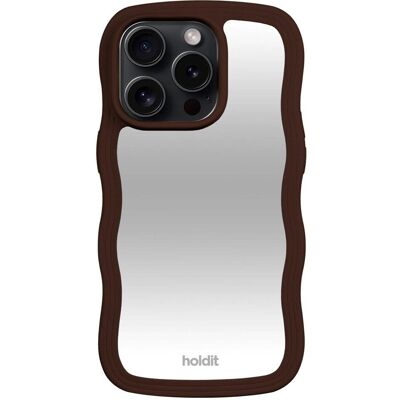 Holdit Vågformad Skyddscase för iPhone 14 Pro Max - Choklad Holdit Vågformad Skyddscase för iPhone 14 Pro Max - Choklad