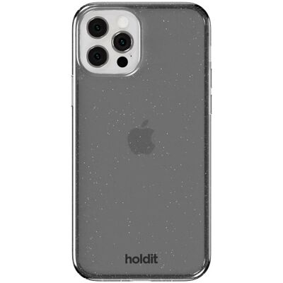 Holdit Glitter Puhelimen Suojus iPhone 12 / 12 Pro - Musta Holdit Glitter Puhelimen Suojus iPhone 12 / 12 Pro - Musta