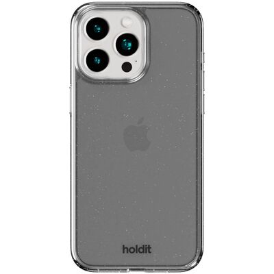 Holdit Musta glitter iPhone 15 Pro suojakotelo - Puhelintyyppi Holdit Musta glitter iPhone 15 Pro suojakotelo - Puhelintyyppi