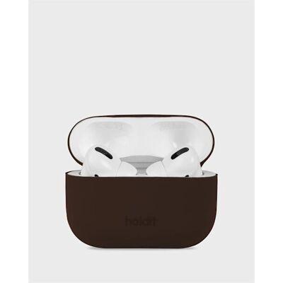 Holdit Nygård Silikoninen suojakotelo AirPods Prolle - Suklaa - Puhelimen suojus Holdit Nygård Silikoninen suojakotelo AirPods Prolle - Suklaa - Puhelimen suojus