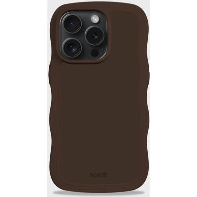 Holdit Wavy Chocolate Suojakuori iPhone 14 Pro Maxille Holdit Wavy Chocolate Suojakuori iPhone 14 Pro Maxille