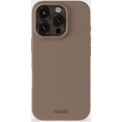 HoldIt Silikon etui Mocha Brun - Deksel for iPhone 16 Pro Max HoldIt Silikon etui Mocha Brun - Deksel for iPhone 16 Pro Max