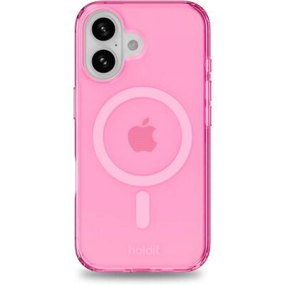 Holdit iPhone 16 MagSafe Pink Suojakotelo - Suojakuori Holdit iPhone 16 MagSafe Pink Suojakotelo - Suojakuori