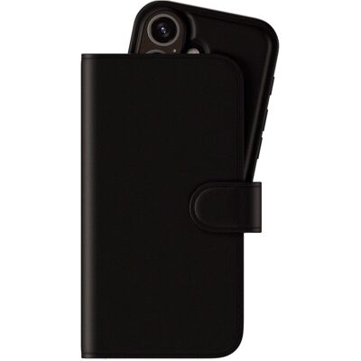 Holdit iPhone 16 Wallet Case MagSafe Plus - Flip Cover - MagSafe Yhteensopiva - Musta Holdit iPhone 16 Wallet Case MagSafe Plus - Flip Cover - MagSafe Yhteensopiva - Musta