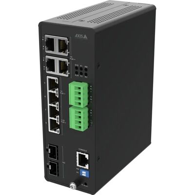 Axis D8208-R Industriell 10G Ethernet PoE++ Switch - Nätverksswitch Axis D8208-R Industriell 10G Ethernet PoE++ Switch - Nätverksswitch