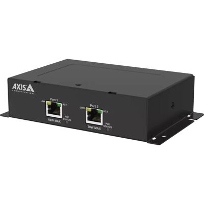 Axis TU8010 Gigabit Ethernet - 2-portars PoE-förstärkare Axis TU8010 Gigabit Ethernet - 2-portars PoE-förstärkare