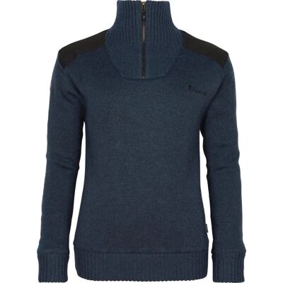 Pinewood Hurricane - Damen - D.Navy Melange - XXL - Pullover Pinewood Hurricane - Damen - D.Navy Melange - XXL - Pullover