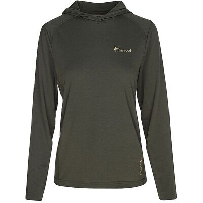Pinewood InsectSafe Damen Hoodie Mossgrün XL - Hoodie Pinewood InsectSafe Damen Hoodie Mossgrün XL - Hoodie