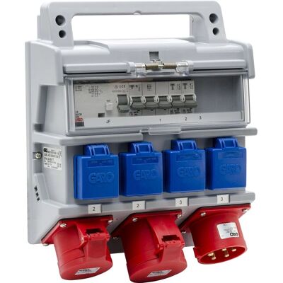 Gelia - Byggcentral 32A - RCD 30 mA - elektrisk skåp Gelia - Byggcentral 32A - RCD 30 mA - elektrisk skåp