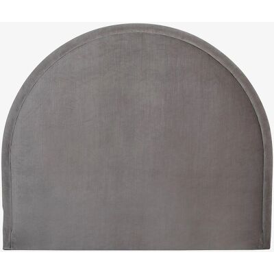 Mille Notti Luna Sammetssänggavel - 120x135 - Ljusgrå - Sänggavel Mille Notti Luna Sammetssänggavel - 120x135 - Ljusgrå - Sänggavel