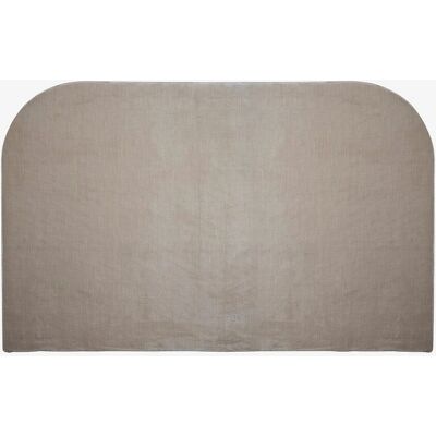 Mille Notti Bianca Sengegavl - Velour - Naturlig - 140cm Mille Notti Bianca Sengegavl - Velour - Naturlig - 140cm