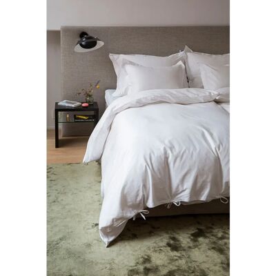 Mille Notti Økologisk Sateng Duvet Cover - Hvit - 150x210cm Mille Notti Økologisk Sateng Duvet Cover - Hvit - 150x210cm