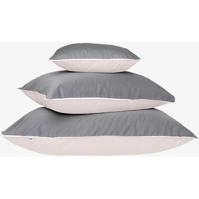Mille Notti - Duetto pudebetræk - Beige/grå - 50x90 Mille Notti - Duetto pudebetræk - Beige/grå - 50x90