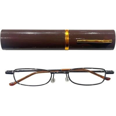 DUGA Ruskea 2,5 Luku- ja katselulasit - Reading glasses DUGA Ruskea 2,5 Luku- ja katselulasit - Reading glasses