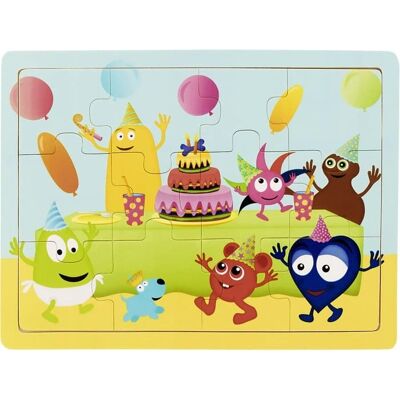 Babblarna Puzzle - 12 Stück - Alter 3-6 - Holz Babblarna Puzzle - 12 Stück - Alter 3-6 - Holz