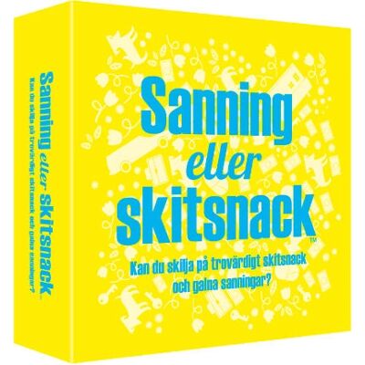 Kylskapspoesi 100235 Brädspel - Sanning eller Lögn - Roligt Quiz Kylskapspoesi 100235 Brädspel - Sanning eller Lögn - Roligt Quiz