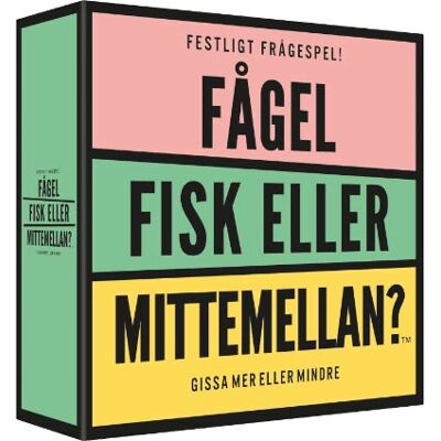 Kylskapspoesi 2100570 Brädspel - Fågel, Fisk eller I Mellan - Roligt Utmaning Kylskapspoesi 2100570 Brädspel - Fågel, Fisk eller I Mellan - Roligt Utmaning