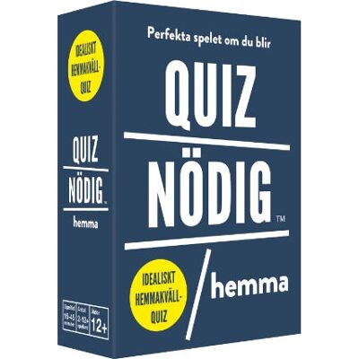 Kylskapspoesi Quiznödig Hemma - Jeu de Société - Publicité Kylskapspoesi Quiznödig Hemma - Jeu de Société - Publicité