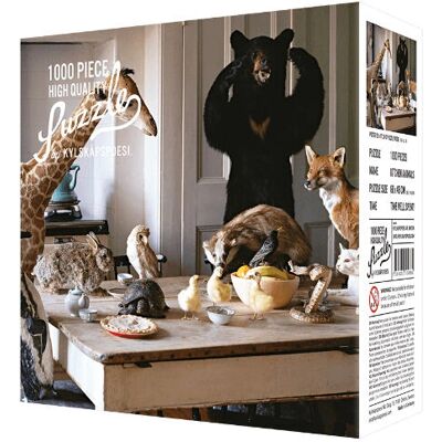 Kylskapspoesi 2100662 Puzzle - Tiere 1000 Stück Kylskapspoesi 2100662 Puzzle - Tiere 1000 Stück