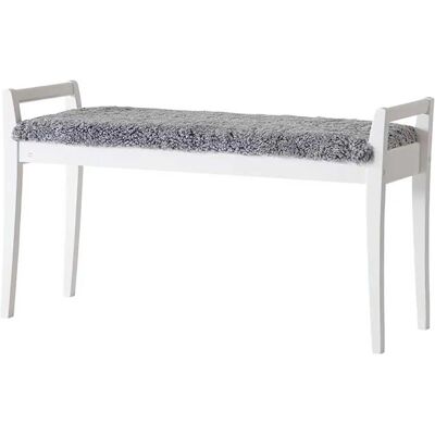 Oscarssons Möbel - Meja - hellgraues Lammfell - bench Oscarssons Möbel - Meja - hellgraues Lammfell - bench