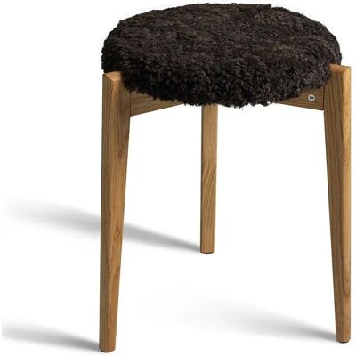 Oscarssons Möbel - Vinz - Braunes Schaffell - Stool Oscarssons Möbel - Vinz - Braunes Schaffell - Stool