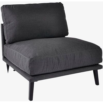 Fritab Midterste del til Easy-sofa - Sort - Sofamoduler Fritab Midterste del til Easy-sofa - Sort - Sofamoduler