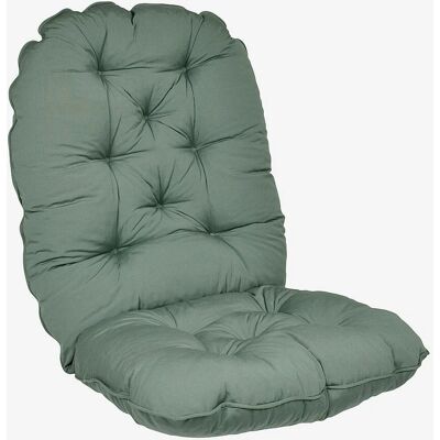 Grøn Siddepude Fritab - Flocked Komfort - 60x73x52cm Grøn Siddepude Fritab - Flocked Komfort - 60x73x52cm