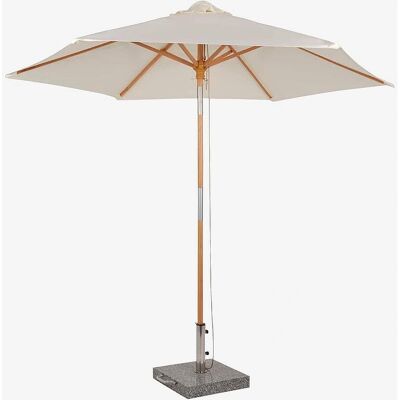 Fritab Cannes Parasol Ø250cm - Træstander - Grå Fritab Cannes Parasol Ø250cm - Træstander - Grå