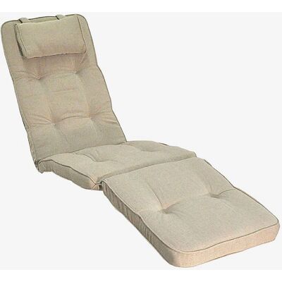 Fritab Woodline Beige Solstolskussen - Solstol Fritab Woodline Beige Solstolskussen - Solstol