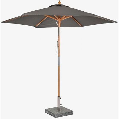 Fritab Cannes Parasol - 250cm Diameter - Grå - Udesky Fritab Cannes Parasol - 250cm Diameter - Grå - Udesky