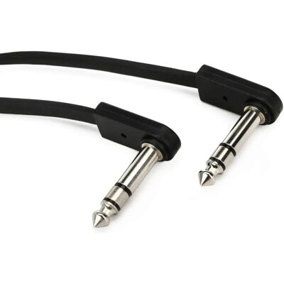 EBS Stereo Patchkabel - 58 cm - Schwarz - Für Pedalboards EBS Stereo Patchkabel - 58 cm - Schwarz - Für Pedalboards