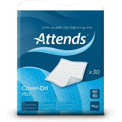 Attends Cover-Dri Plus Underlagsputer - Sengebeskyttelse Attends Cover-Dri Plus Underlagsputer - Sengebeskyttelse
