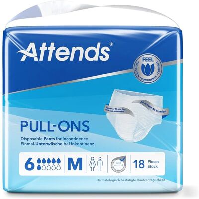 Attends Pull-Ups Medium - Inkontinenzslip Attends Pull-Ups Medium - Inkontinenzslip