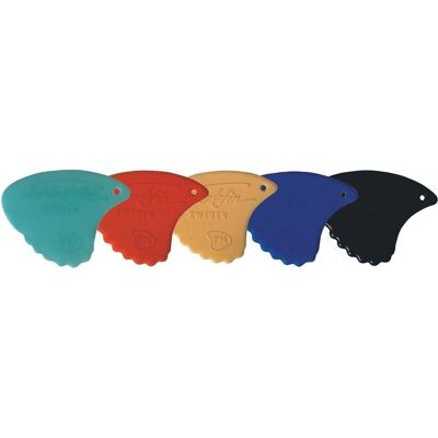 Sharkfin GP 106 Relief - Holdbart blått gitarplekter - Guitar Plectrum Sharkfin GP 106 Relief - Holdbart blått gitarplekter - Guitar Plectrum