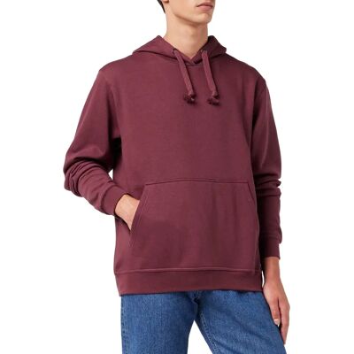 Clique 021031 Burgunder Hoodie - Unisex Clique 021031 Burgunder Hoodie - Unisex
