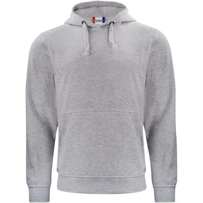 Clique Basic Hoodie - Grå Melange - Hættetrøje Clique Basic Hoodie - Grå Melange - Hættetrøje