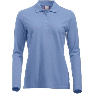 Clique Classic - Marion Polo - Lyseblå - L/Sleeve - Polo Clique Classic - Marion Polo - Lyseblå - L/Sleeve - Polo