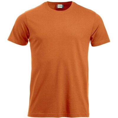 Clique Classic Herren Orange T-Shirt - T-Shirt Clique Classic Herren Orange T-Shirt - T-Shirt