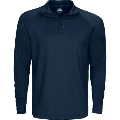 Cutter & Buck - Coos Bay - Mørk marineblå - S - Half Zip Cutter & Buck - Coos Bay - Mørk marineblå - S - Half Zip