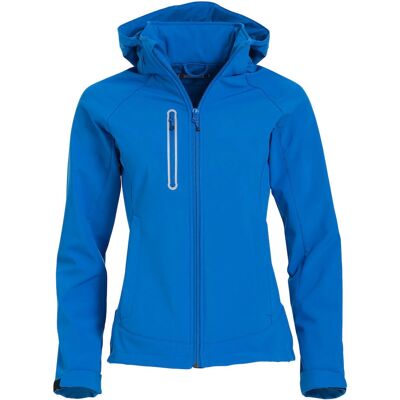 Dame Softshell Jakke Clique Milford - Vandtæt, Aftagelig hætte, Kongelig blå - Softshell Dame Softshell Jakke Clique Milford - Vandtæt, Aftagelig hætte, Kongelig blå - Softshell