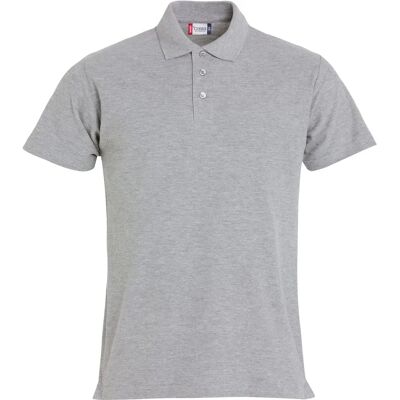 Clique Basic Herre Polo - Grå Melange - Polo Clique Basic Herre Polo - Grå Melange - Polo