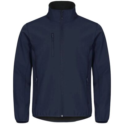 Clique Classic Herresoftshell Vandtæt Genvundet Navy S - Softshell Jakke Clique Classic Herresoftshell Vandtæt Genvundet Navy S - Softshell Jakke