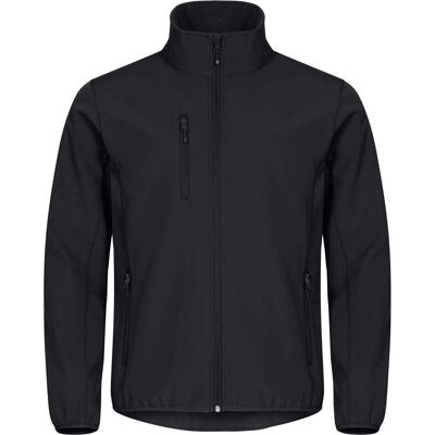 Veste Softshell Recyclée Noire Clique 2XL - Étanche - Publicité Veste Softshell Recyclée Noire Clique 2XL - Étanche - Publicité