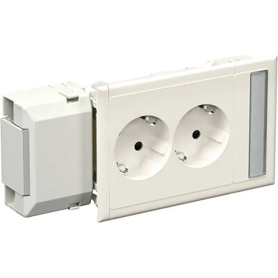 Schneider Electric CYB-PS Doppelsteckdose - Elektronikzubehör Schneider Electric CYB-PS Doppelsteckdose - Elektronikzubehör