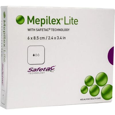 Molnlycke Mepilex Lite Pansement en Mousse - Soins des Plaies Molnlycke Mepilex Lite Pansement en Mousse - Soins des Plaies