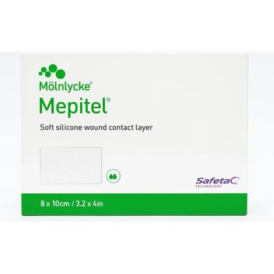 Mölnlycke Mepitel Silikon Netzverband - 8x10 cm - 5 St Mölnlycke Mepitel Silikon Netzverband - 8x10 cm - 5 St