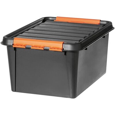 Orthex SmartStore Pro 31 Black Storage Box - 32L Orthex SmartStore Pro 31 Black Storage Box - 32L