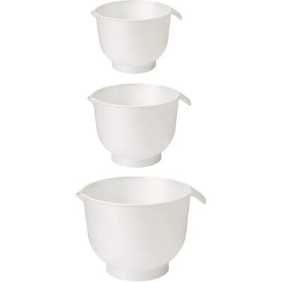 Gastromax Rührschüssel Set - 1,5/2/3L Weiß Gastromax Rührschüssel Set - 1,5/2/3L Weiß
