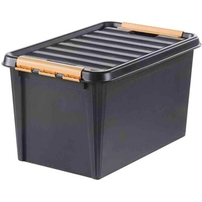 Orthex SmartStore Pro 31/45 Storage Box - 50L Black Orthex SmartStore Pro 31/45 Storage Box - 50L Black